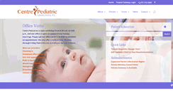 Desktop Screenshot of centrepediatrics.org